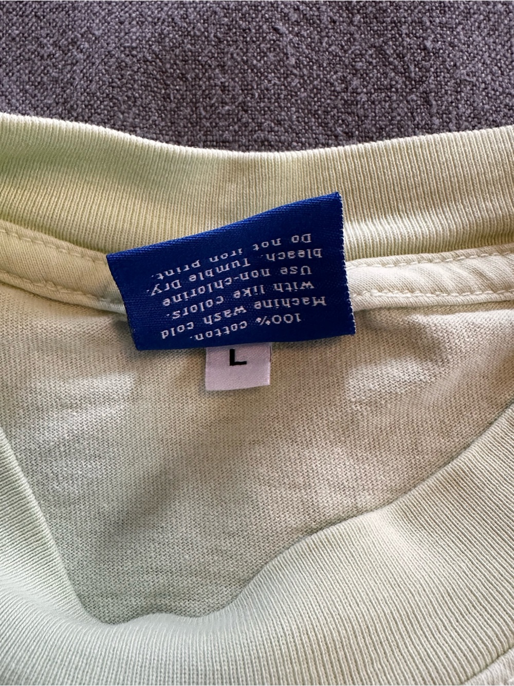 Andrew Miami Pixel Logo shirt in cream yellow - Picture 5 of 5